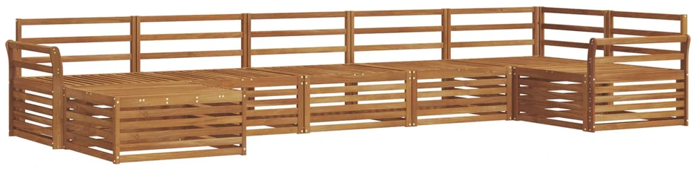 Sofa Lauko sofos komplektas 7 vnt. Natūrali