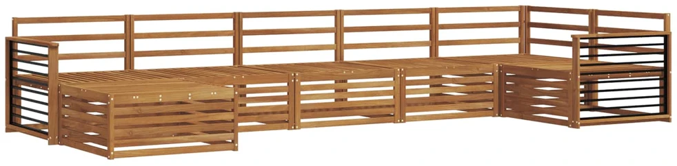 Sofa Lauko sofos komplektas 7 vnt. Natūrali