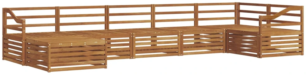 Sofa Lauko sofos komplektas 7 vnt. Natūrali