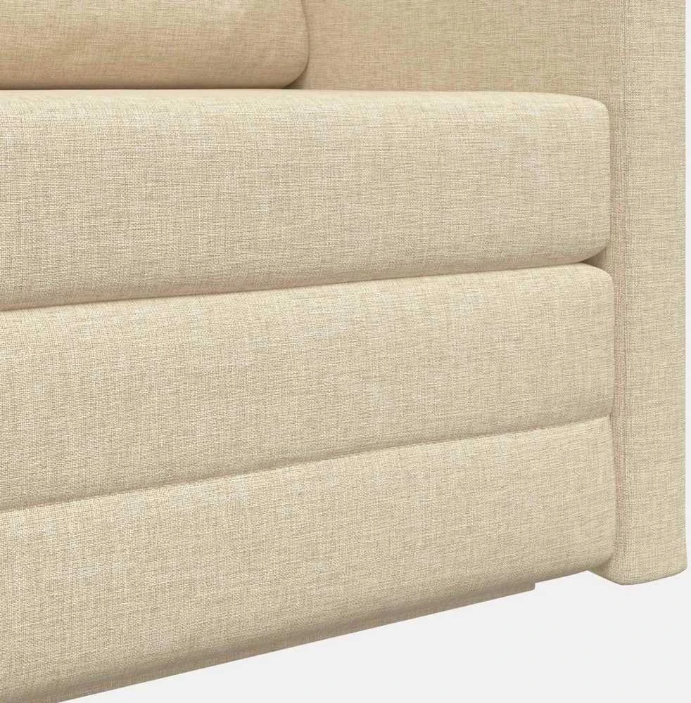 Sofa lova Kreminė 124 x 71 x 78 cm audinys