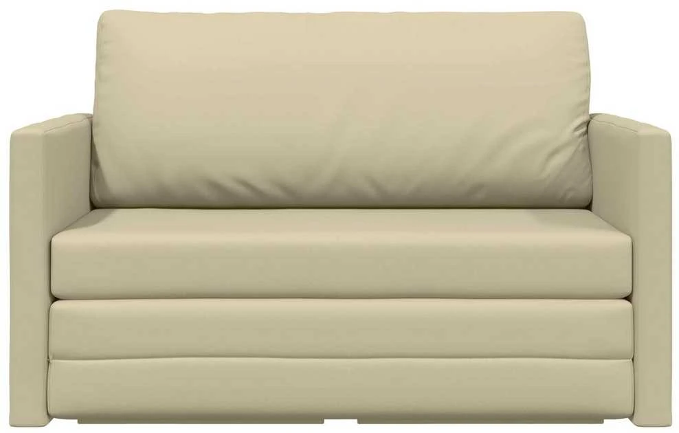 Sofa lova Kreminė 124 x 71 x 78 cm Dirbtinė Oda