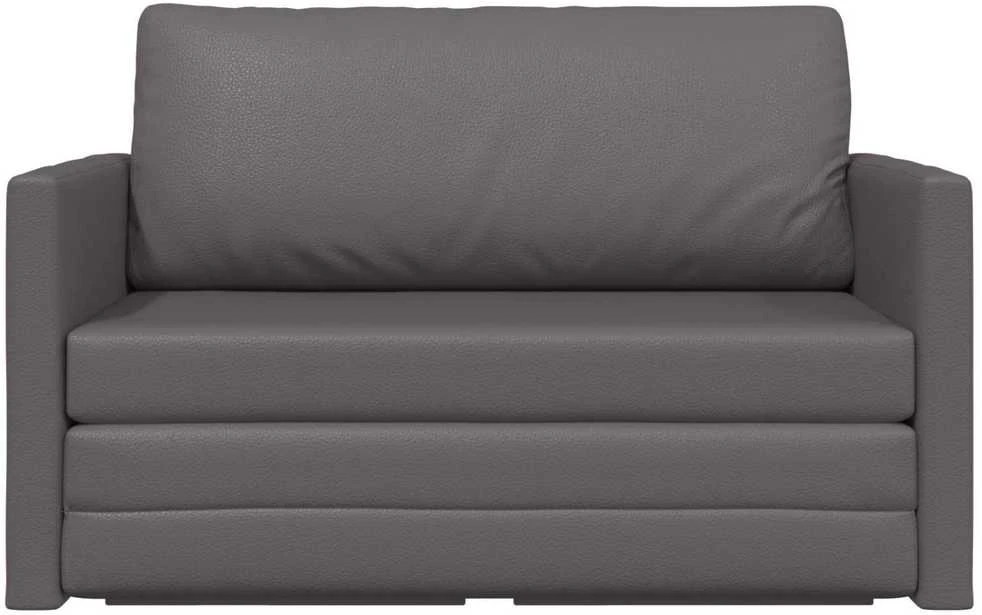 Sofa lova Pilka 124 x 71 x 78 cm Dirbtinė Oda