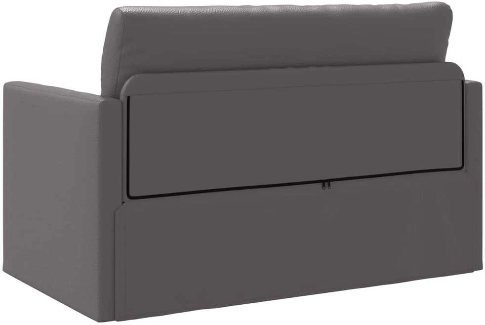 Sofa lova Pilka 124 x 71 x 78 cm Dirbtinė Oda