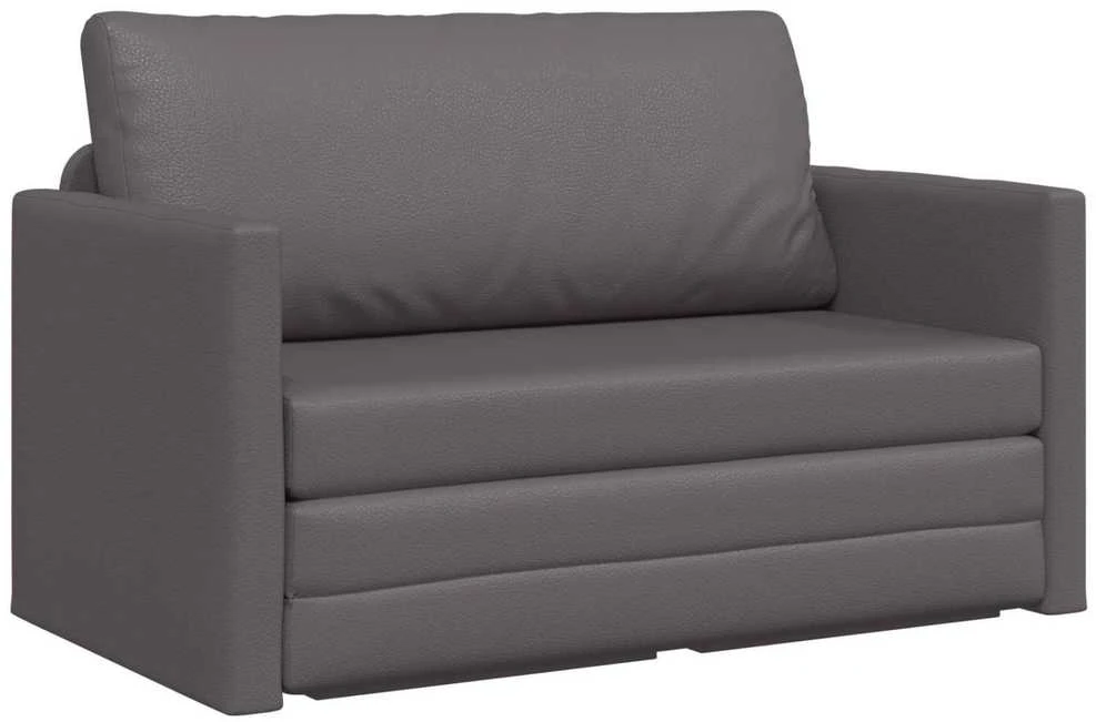 Sofa lova Pilka 124 x 71 x 78 cm Dirbtinė Oda