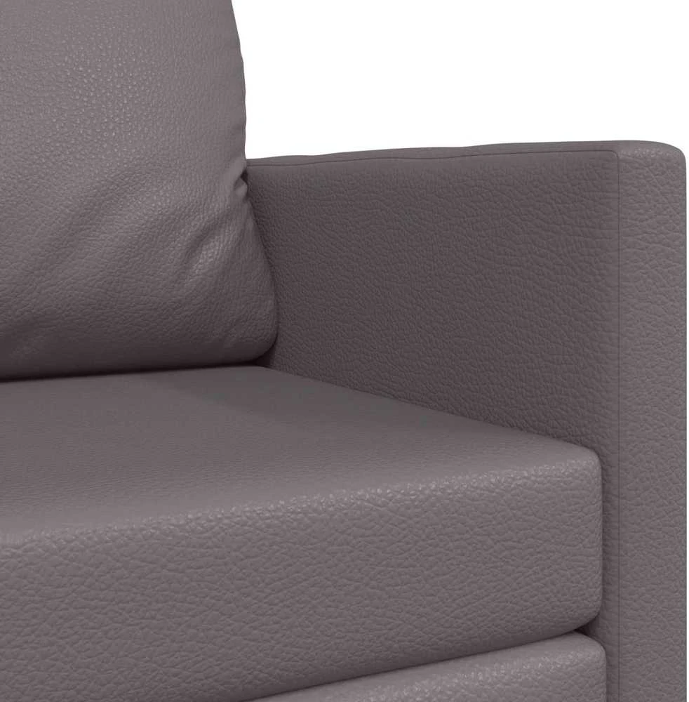 Sofa lova Pilka 124 x 71 x 78 cm Dirbtinė Oda