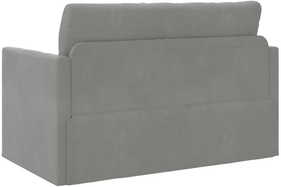 Sofa lova Šviesiai pilka 124 x 71 x 78 cm Aksomas