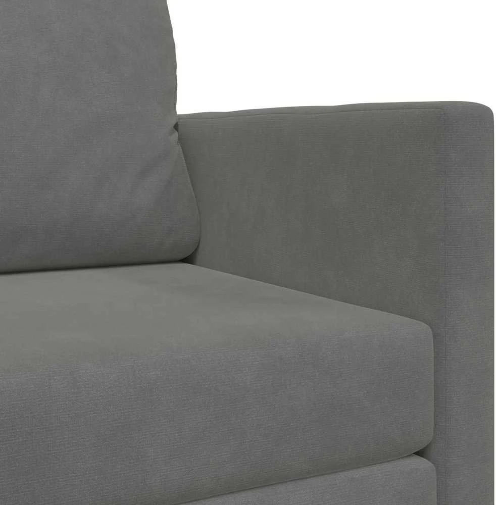 Sofa lova Tamsiai pilka 124 x 71 x 78 cm Aksomas