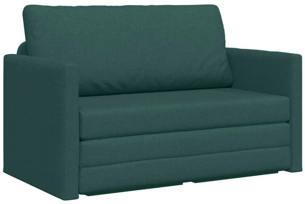 Sofa lova Tamsiai žalia 124 x 71 x 78 cm audinys