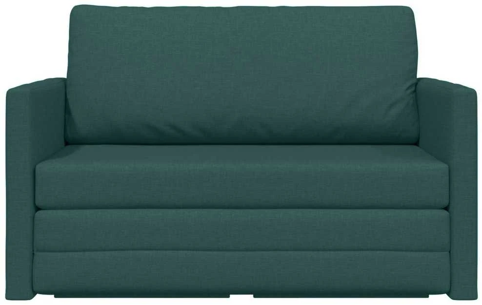 Sofa lova Tamsiai žalia 124 x 71 x 78 cm audinys