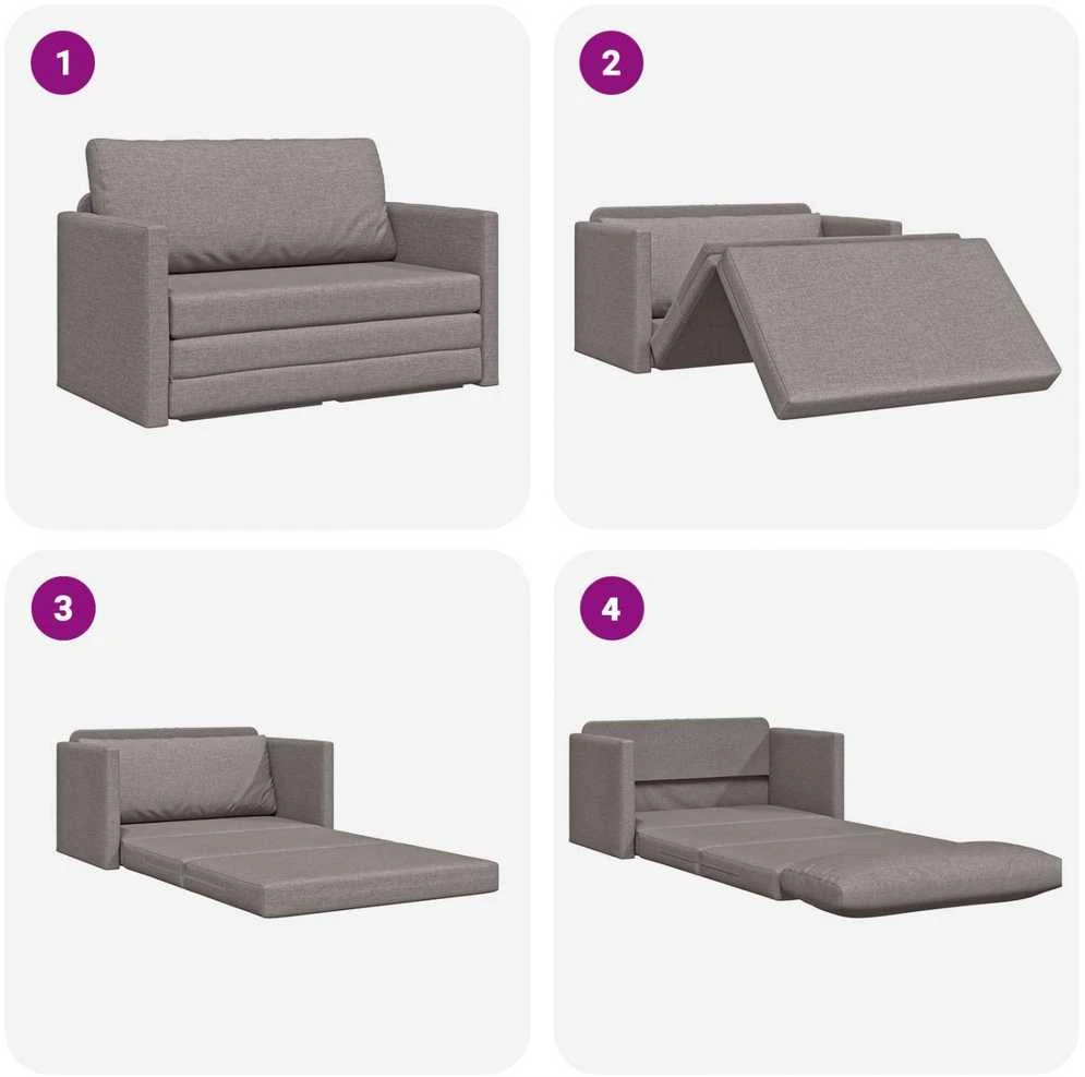 Sofa lova Tortora 124 x 71 x 78 cm audinys
