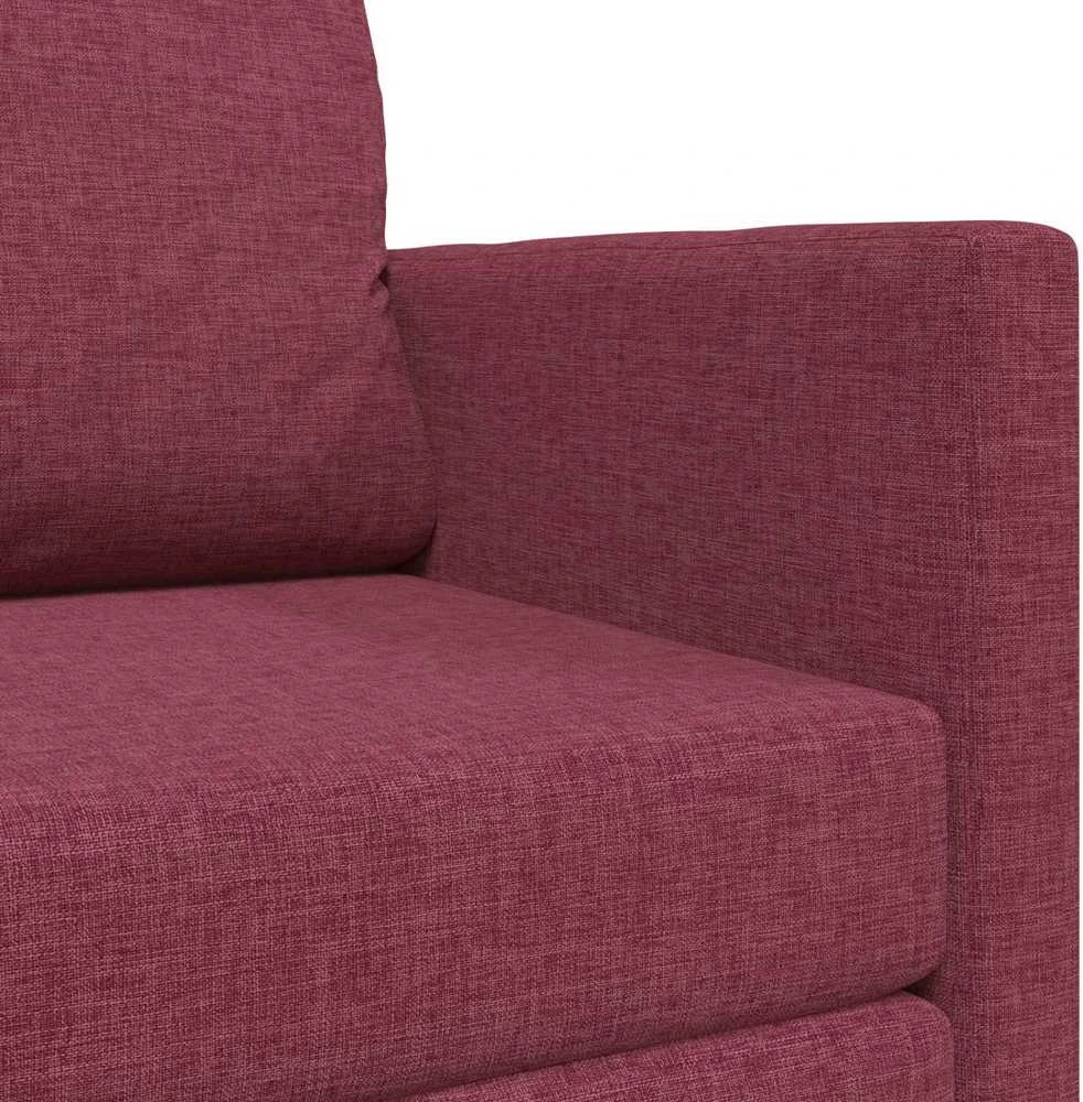 Sofa lova Vyno raudona 124 x 71 x 78 cm audinys