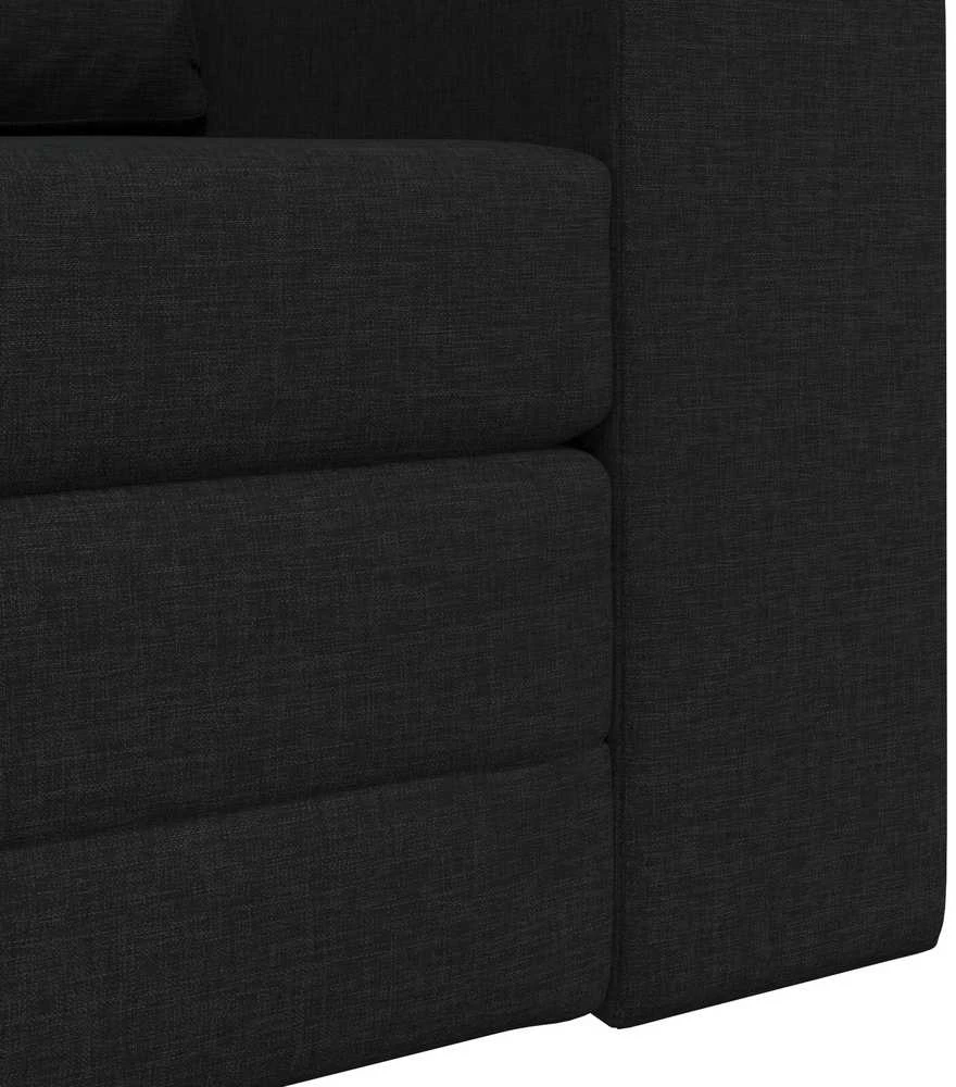 Sofa lova Juoda 98 x 71 x 83 cm audinys