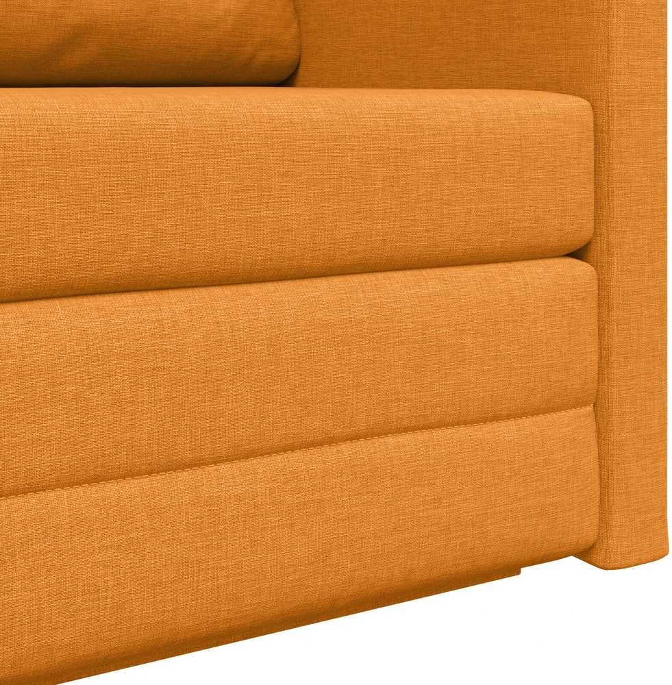 Sofa lova Tamsiai geltona 124 x 71 x 78 cm audinys