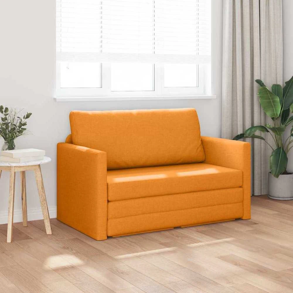 Sofa lova Tamsiai geltona 124 x 71 x 78 cm audinys