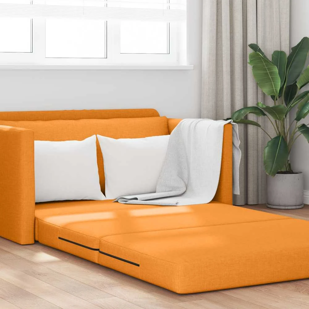 Sofa lova Tamsiai geltona 124 x 71 x 78 cm audinys