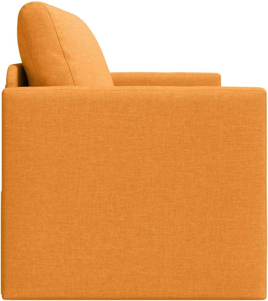 Sofa lova Tamsiai geltona 124 x 71 x 78 cm audinys