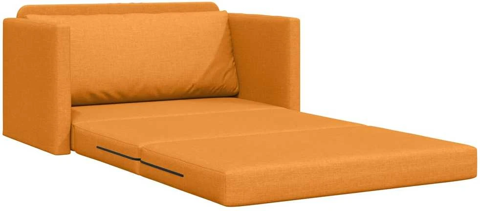 Sofa lova Tamsiai geltona 124 x 71 x 78 cm audinys