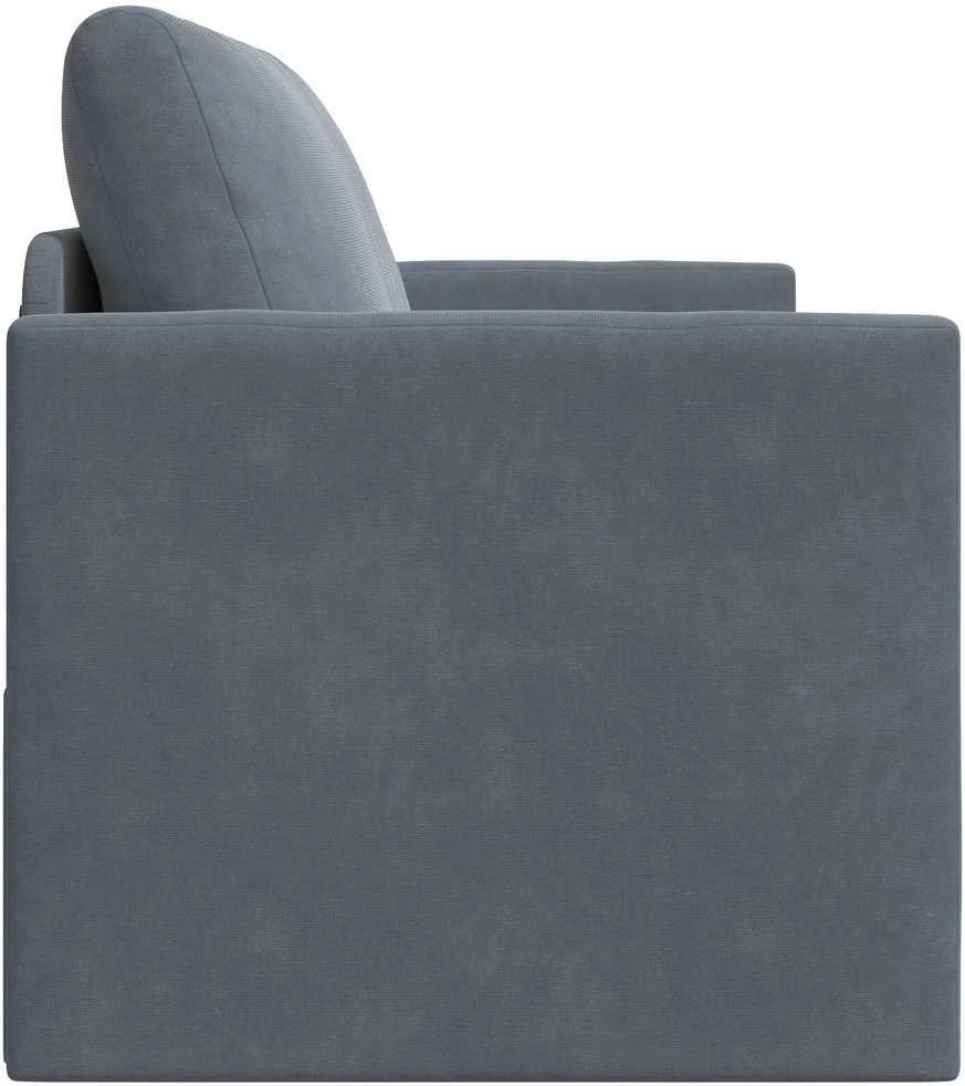 Sofa lova Tamsiai pilka 124 x 71 x 78 cm Aksomas