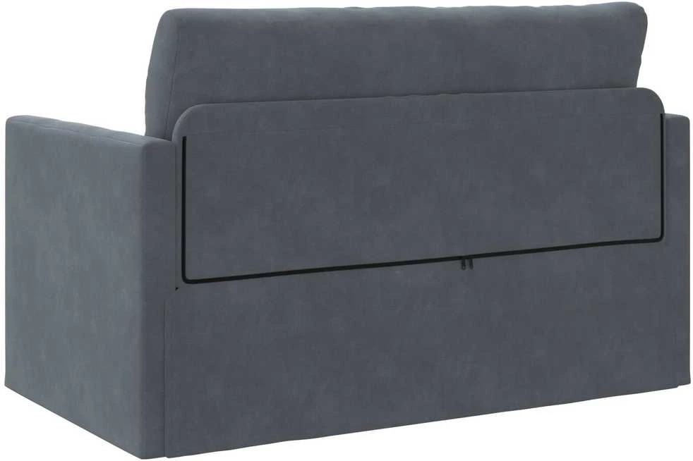 Sofa lova Tamsiai pilka 124 x 71 x 78 cm Aksomas