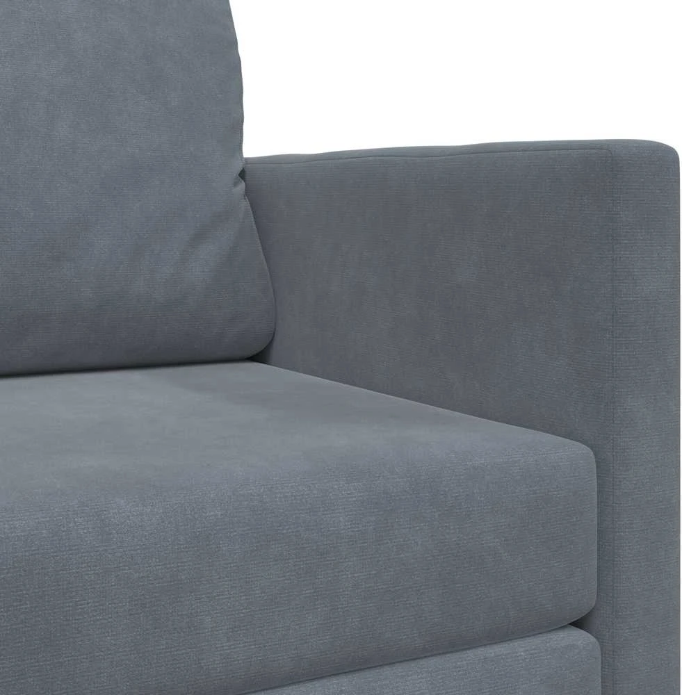 Sofa lova Tamsiai pilka 124 x 71 x 78 cm Aksomas