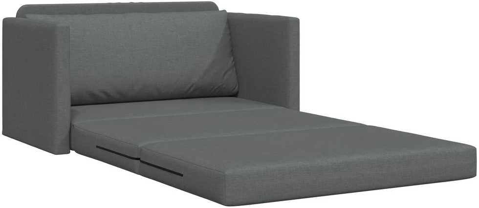 Sofa lova Tamsiai pilka 124 x 71 x 78 cm audinys