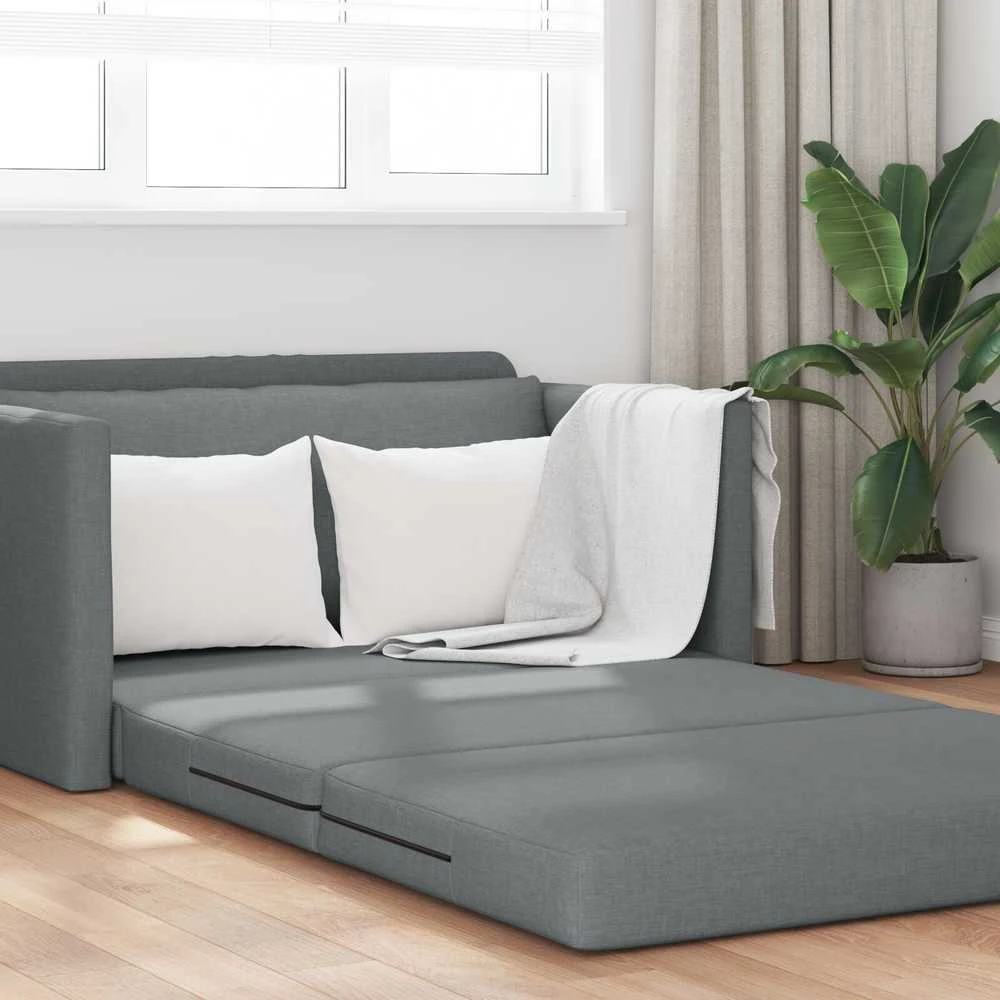 Sofa lova Tamsiai pilka 124 x 71 x 78 cm audinys