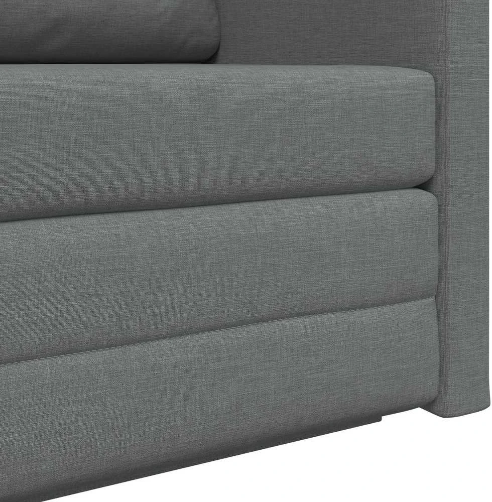 Sofa lova Tamsiai pilka 124 x 71 x 78 cm audinys