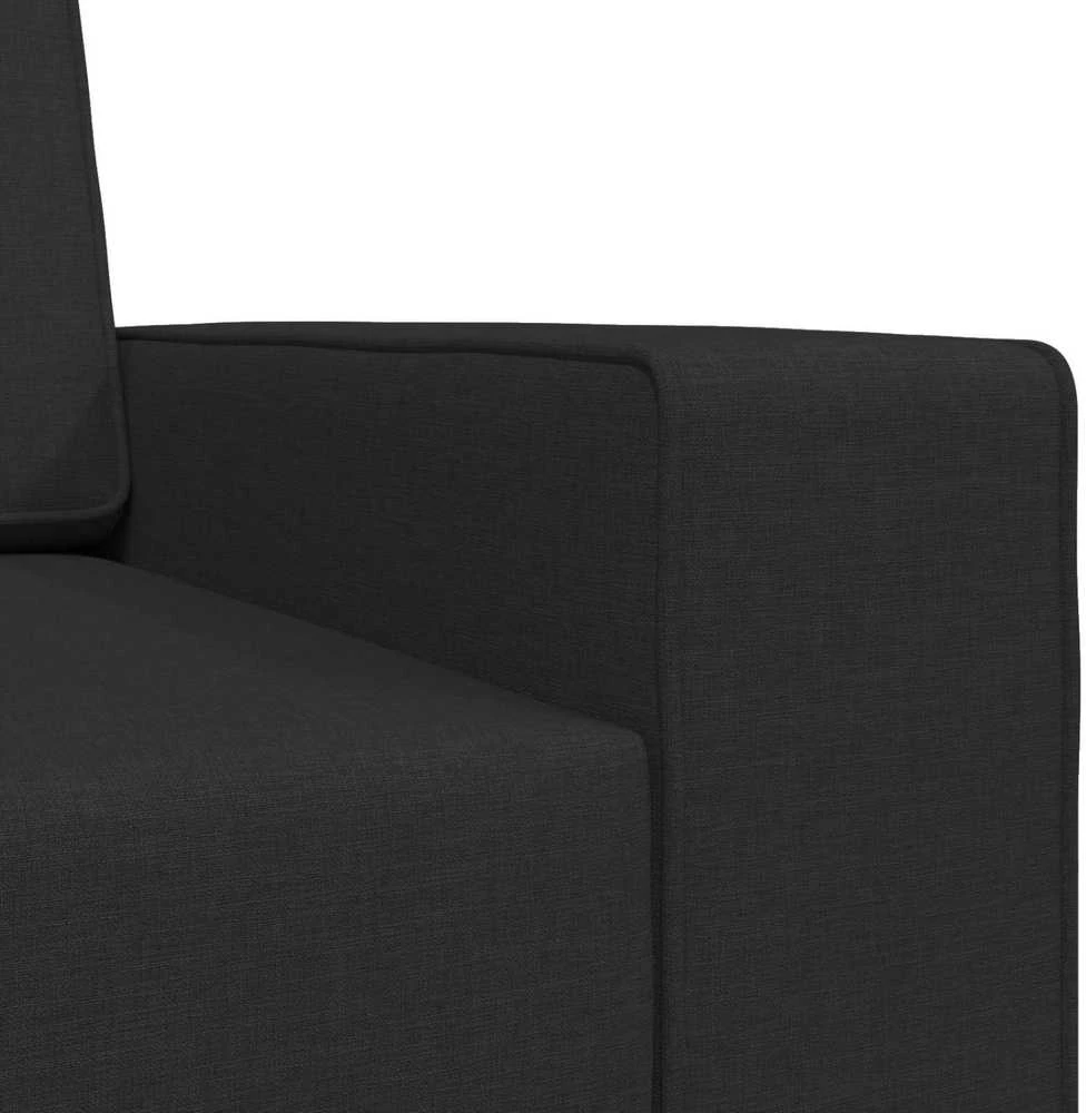 Sofa lova Juoda 245 x 78 x 77 cm audinys