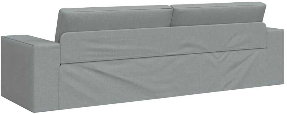 Sofa lova Šviesiai pilka 245 x 78 x 77 cm audinys