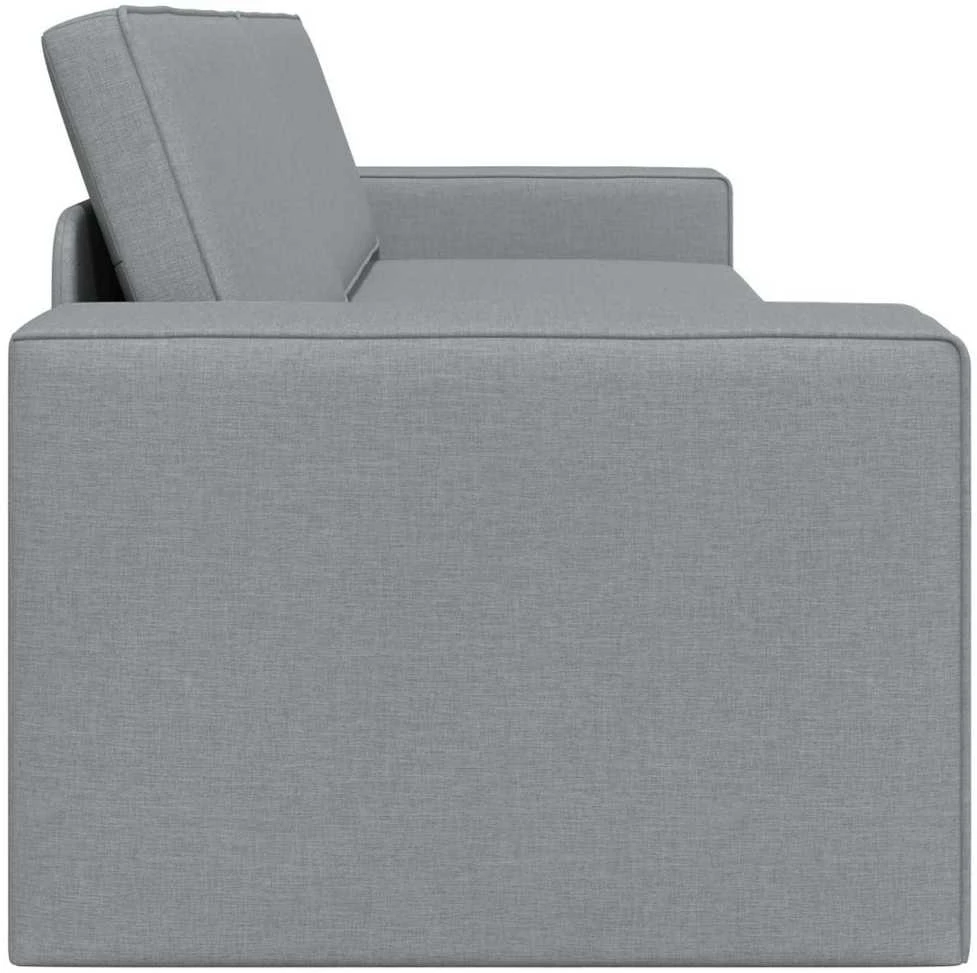 Sofa lova Šviesiai pilka 245 x 78 x 77 cm audinys