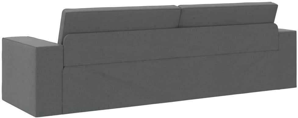 Sofa lova Tamsiai pilka 245 x 78 x 77 cm audinys