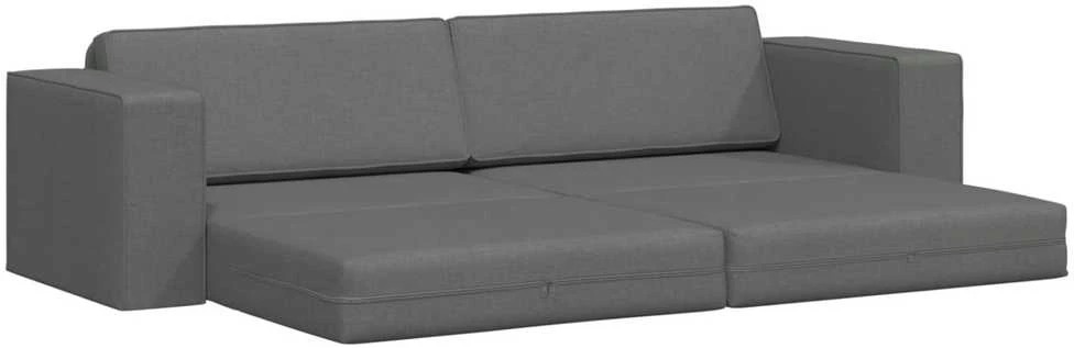 Sofa lova Tamsiai pilka 245 x 78 x 77 cm audinys