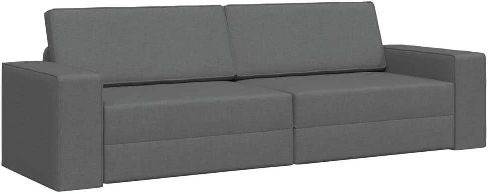 Sofa lova Tamsiai pilka 245 x 78 x 77 cm audinys