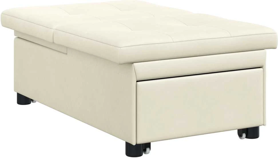 Sofa lova Kreminė 194 x 67 x 82 cm Aksomas