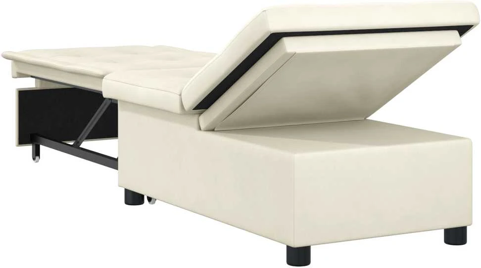 Sofa lova Kreminė 194 x 67 x 82 cm Aksomas