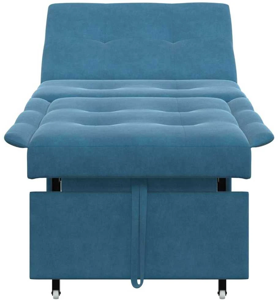 Sofa lova Mėlyna 194 x 67 x 82 cm Aksomas