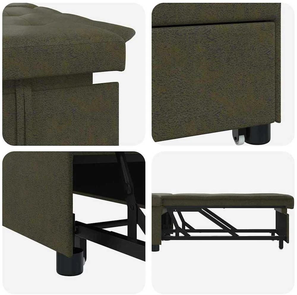 Sofa lova Tamsiai pilka 194 x 67 x 82 cm Huahua audinys