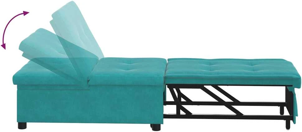 Sofa lova Turkio 194 x 67 x 82 cm Aksomas