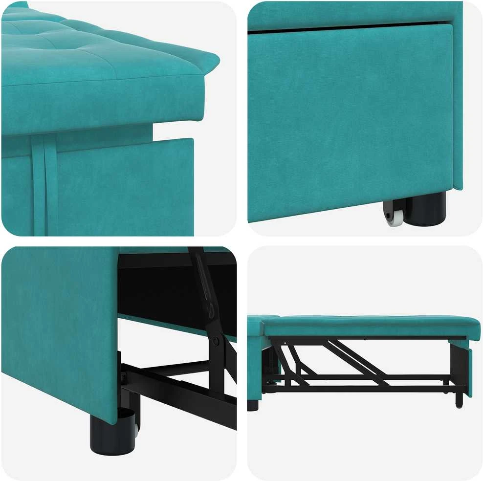 Sofa lova Turkio 194 x 67 x 82 cm Aksomas