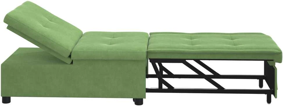 Sofa lova Šviesiai žalia 194 x 67 x 82 cm Aksomas