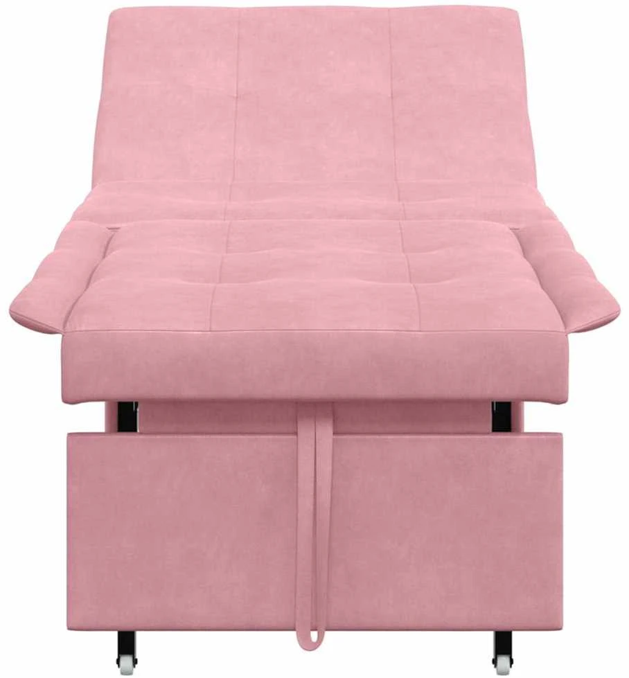 Sofa lova Rožinė 194 x 67 x 82 cm Aksomas