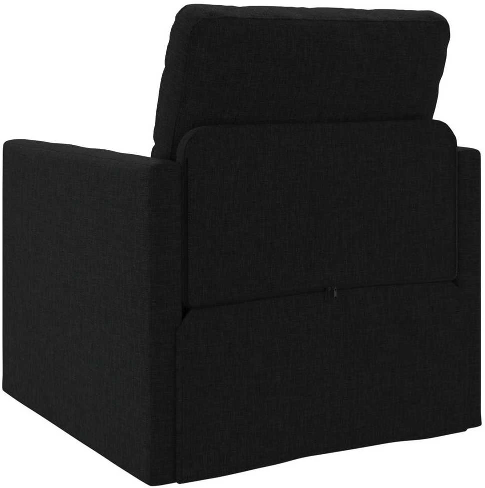 Sofa lova Juoda 74 x 77 x 81 cm audinys