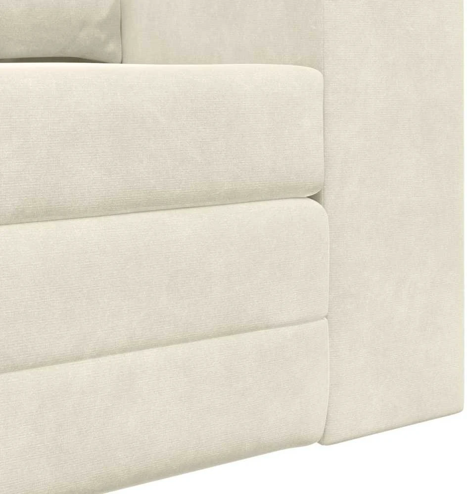 Sofa lova Kreminė 148 x 71 x 83 cm Aksomas
