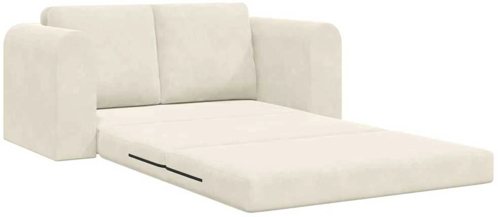 Sofa lova Kreminė 148 x 71 x 83 cm Aksomas