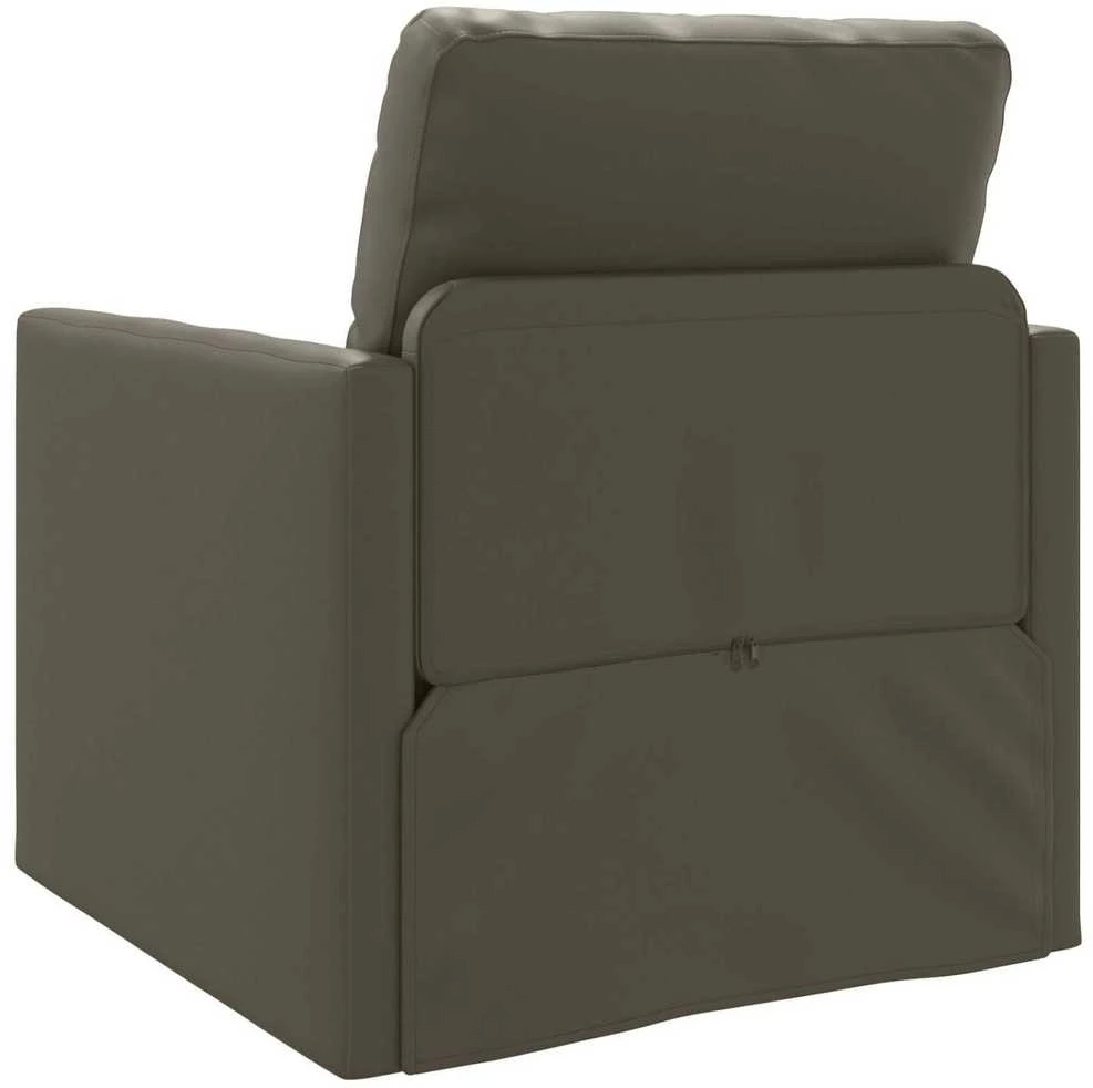 Sofa lova 60cm Pilka Dirbtinė Oda