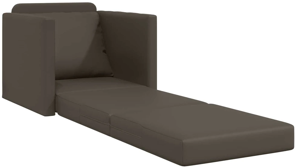 Sofa lova 60cm Pilka Dirbtinė Oda