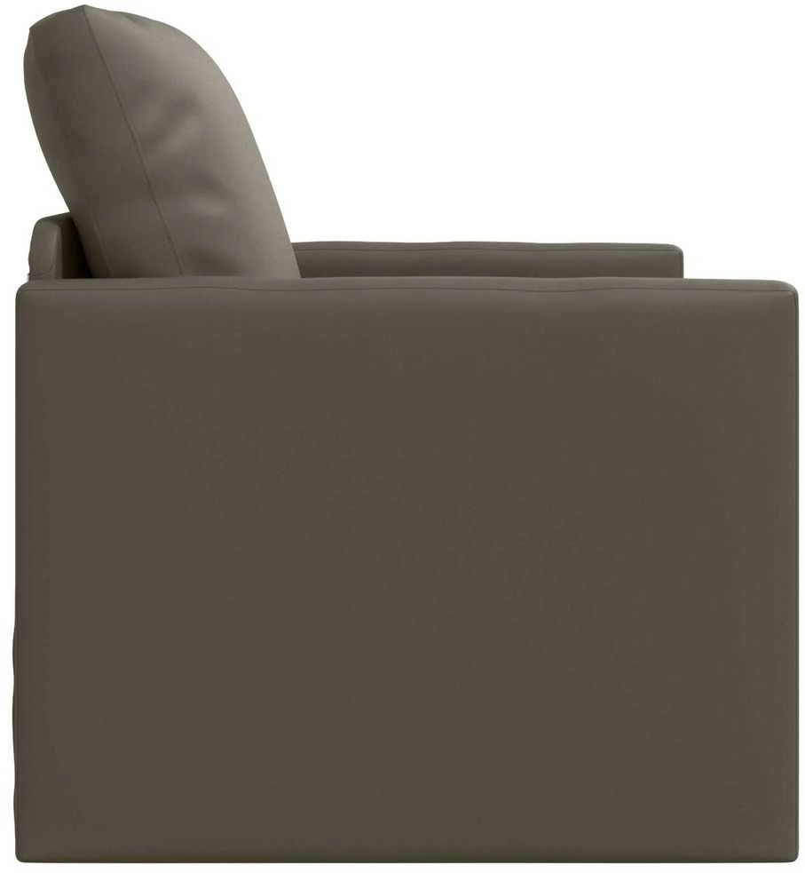 Sofa lova 60cm Pilka Dirbtinė Oda