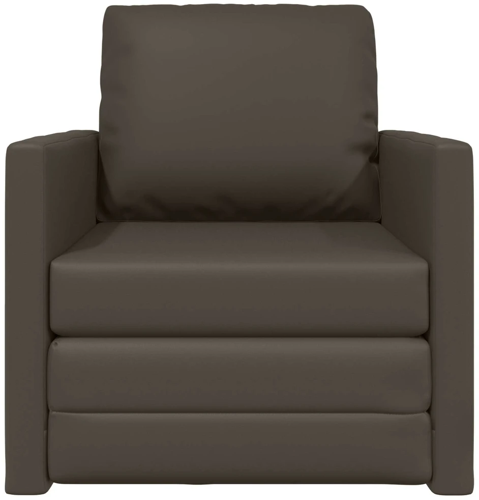 Sofa lova 60cm Pilka Dirbtinė Oda
