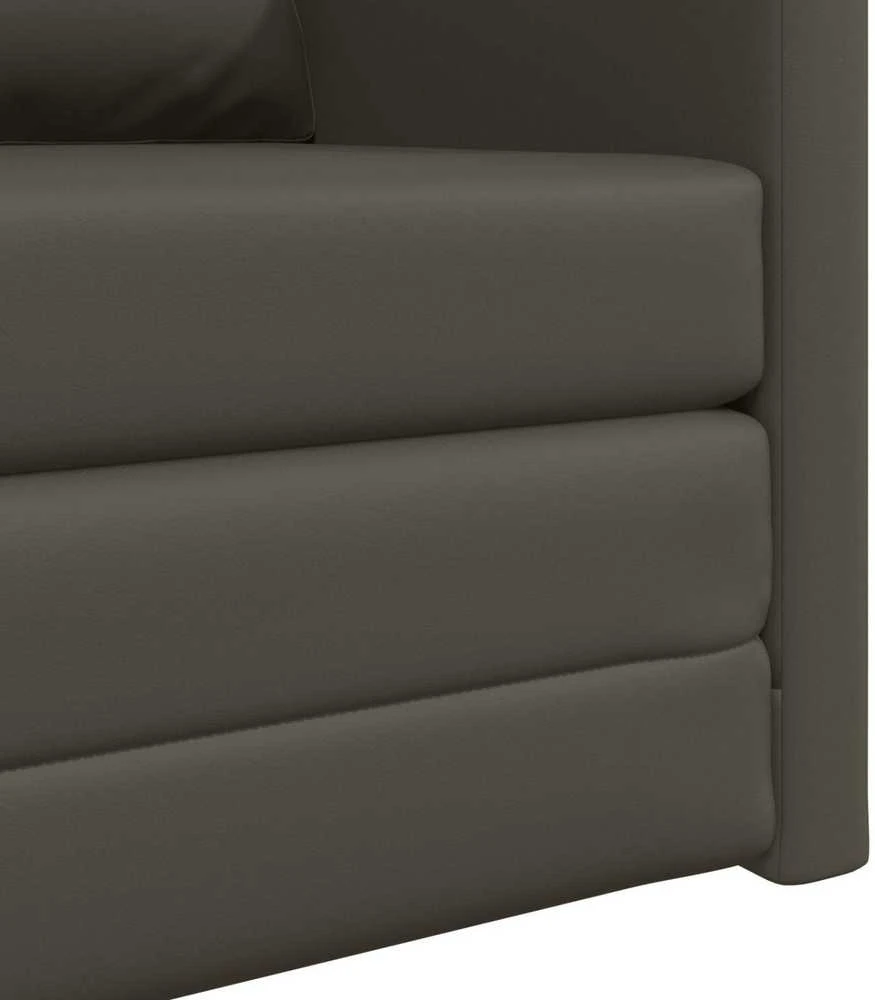 Sofa lova 60cm Pilka Dirbtinė Oda