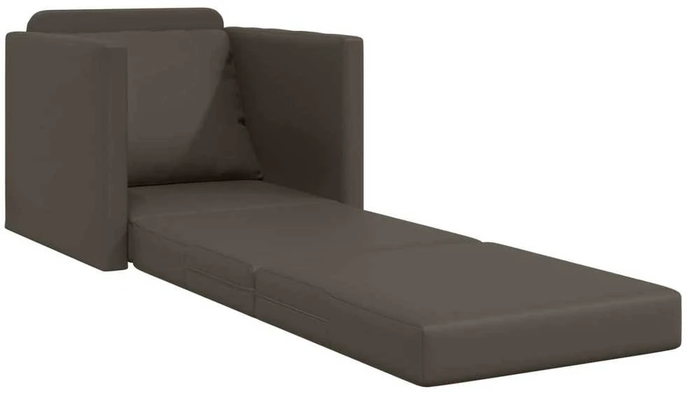 Sofa lova 60cm Pilka Dirbtinė Oda